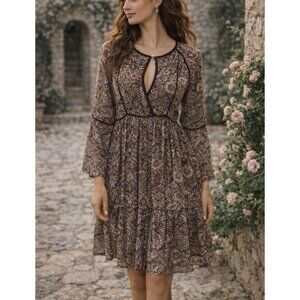 American Eagle Outfitters Cottagecore Multi-Colored Floral Very Feminine Dress